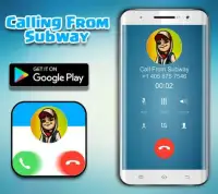 Call From Subway Surfer - Fake Call Screen Shot 0