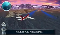 Flying Airplane simulator Screen Shot 2