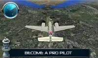 Flying Airplane simulator Screen Shot 3