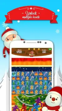 Santa Claus is Coming to Town - Match 3 | Crossbox Screen Shot 2