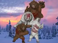 Bear Fighting Battle Screen Shot 0