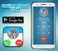 Call From Tom Cat - Fake Call Screen Shot 0