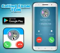 Call From Tom Cat - Fake Call Screen Shot 1