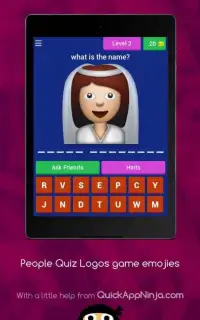People Quiz Logos game emojies Screen Shot 3