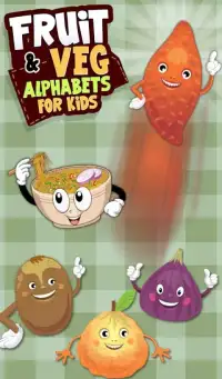 Fruit & Veg Alphabets For Kids Screen Shot 0