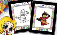 Coloring Book Ninjago Game Screen Shot 2