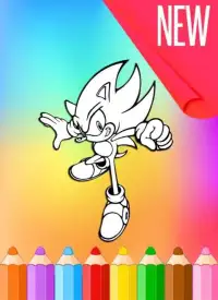 How To Color Sonic Hedgehog * Screen Shot 0