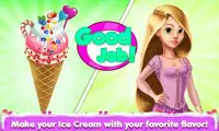 Long Hair Princess Ice Cream Maker Game Screen Shot 0