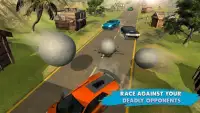 Chained Cars Rolling Ball Crash Screen Shot 1