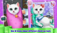 Kitten Newborn Doctor Clinic Checkup Game Screen Shot 1