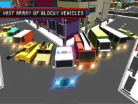 Blocky Police Cars Crime City Screen Shot 2