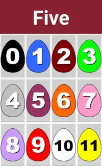 Learn Numbers With Eggs Screen Shot 0