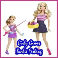 Barbie Fishing Games for Girls in the Island Screen Shot 1