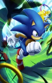 Super Sonic Adventure Run Screen Shot 0