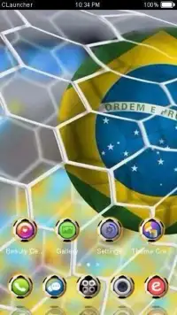 Best Brazil Football Theme Screen Shot 0