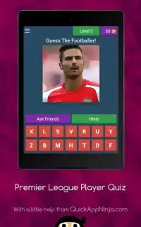 Guess The Premier League Player Quiz Screen Shot 1