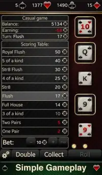 Poker Dice Challenge Screen Shot 5