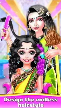 Indian Girl Hair Designer DIY Salon Screen Shot 4