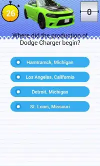 Quiz for Dodge Charger Fans Screen Shot 2