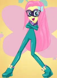Dress up Fluttershy Rarity Rainbow Dash Pony Girl Screen Shot 1