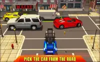 US City Police Parking Forklift Car Simulator Screen Shot 3