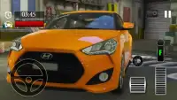 Car Parking Hyundai Veloster Simulator Screen Shot 0