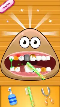 Dentist Pou - Girl Games Screen Shot 1