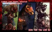 Zombie Lion Animal Shooter: Лучшие игры для зомби Screen Shot 4