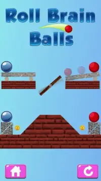Roll Brain Balls - Physics Game Screen Shot 3