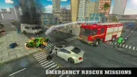 Real Robot Firefighter Truck Transform Robot Game Screen Shot 2