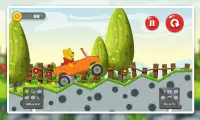 Winie Bear Adventure Hill Racing The Pooh Car Screen Shot 4