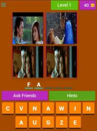 Bollywood Movies Quiz - 4 Vs 1 Screen Shot 5