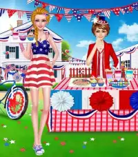 Independence Day Party Dressup Screen Shot 5