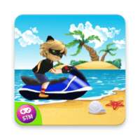 jetski Cat Noir racing *