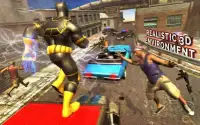 Superhero Panther Flying City Gangster Crime Fight Screen Shot 10