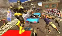 Superhero Panther Flying City Gangster Crime Fight Screen Shot 4