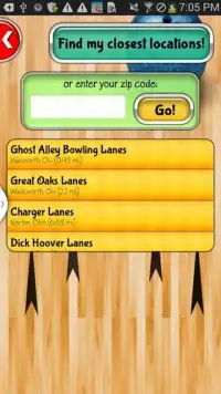 My Bowling Scorecard App Screen Shot 2