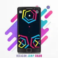Hexagon Jump Color Screen Shot 1