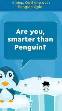 4 pics. Odd one out: Penguin Quiz Screen Shot 6