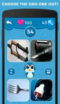4 pics. Odd one out: Penguin Quiz Screen Shot 2