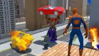 Spider Hero Vegas City Crime Battle-Robot Gangster Screen Shot 0