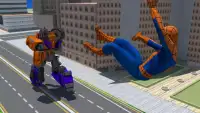 Spider Hero Vegas City Crime Battle-Robot Gangster Screen Shot 2