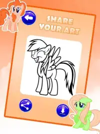 coloring book little pony 2017 Screen Shot 0