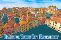 Floating Water: Taxi Driving Venice City 2018 Screen Shot 0