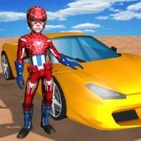 Superheroes Car Stunts mania 3D
