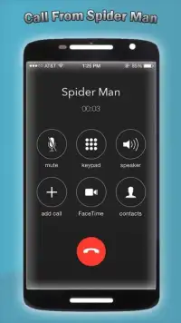 Fake Call from Spider Man! Screen Shot 0