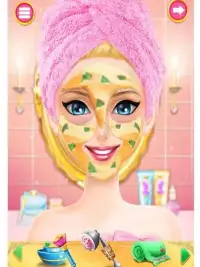 PJ Party Spa Girl Game! Beauty Spa and Makeup! Screen Shot 1