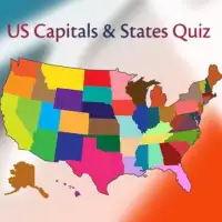 US States and Capitals Quiz Screen Shot 0