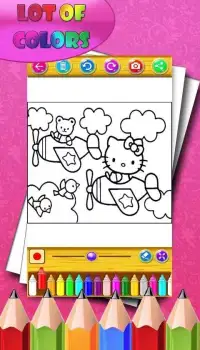 How to color Kitty for fans Screen Shot 0
