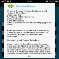 Chess Queen,Rook,Bishop & Knight Problem Screen Shot 7
